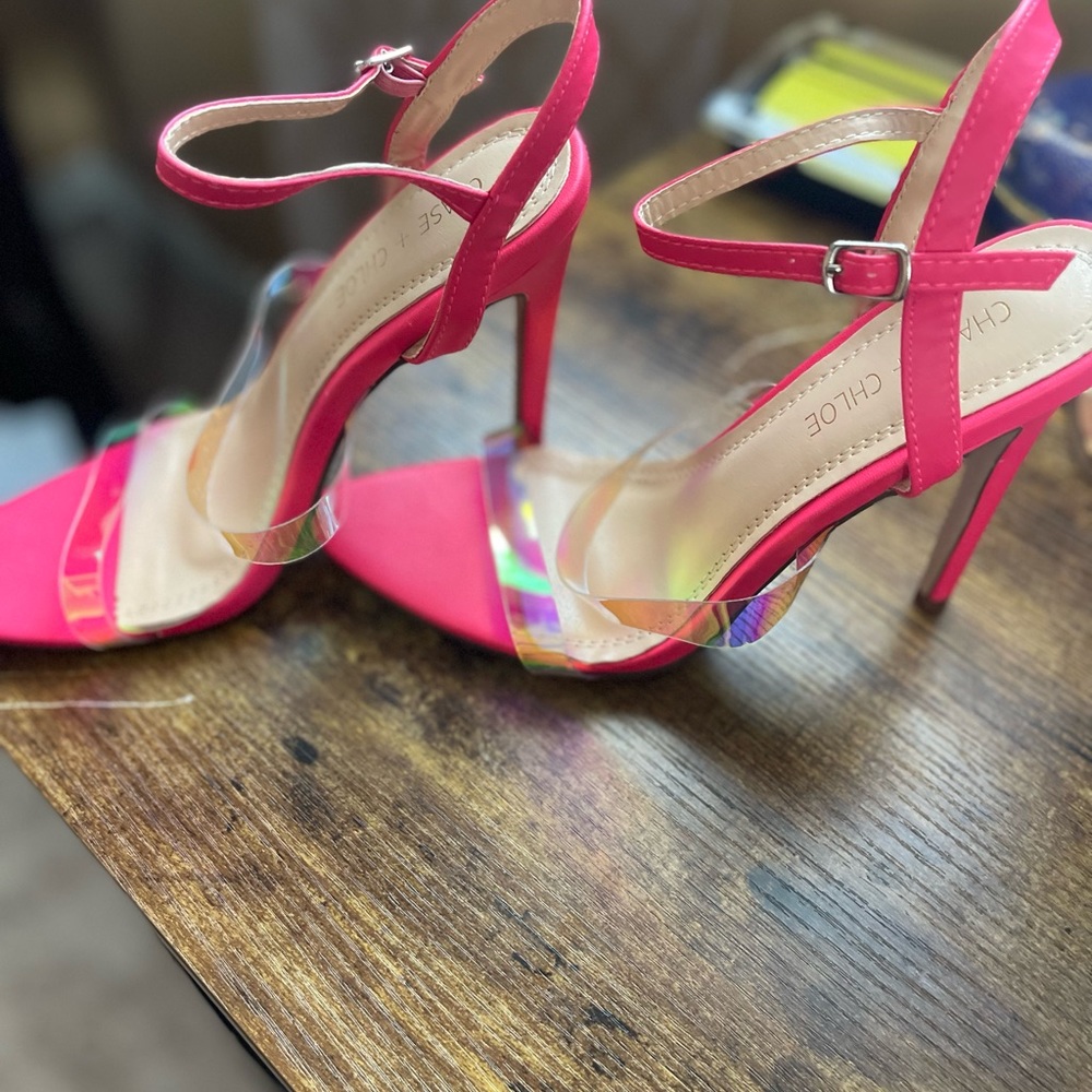 Hot pink heels